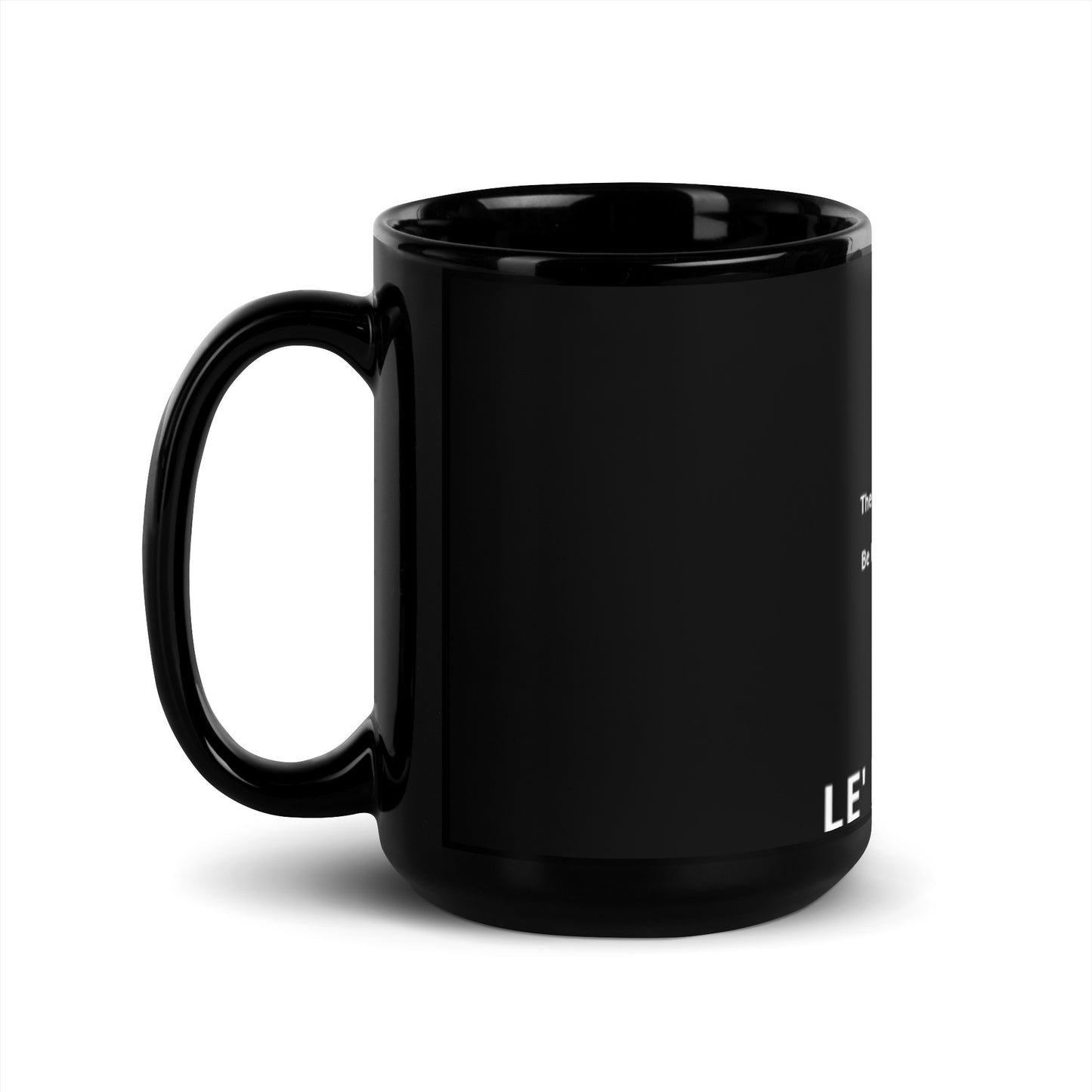 Manifestation Black Glossy Mug